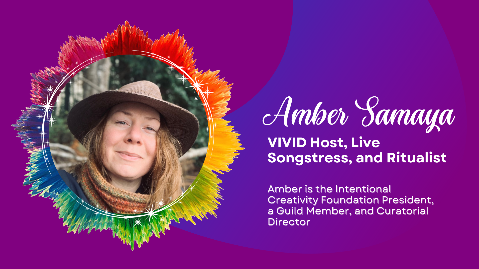 Vivid 2022, Amber Samaya, MUSEA, Guild Member, Intentional Creativity