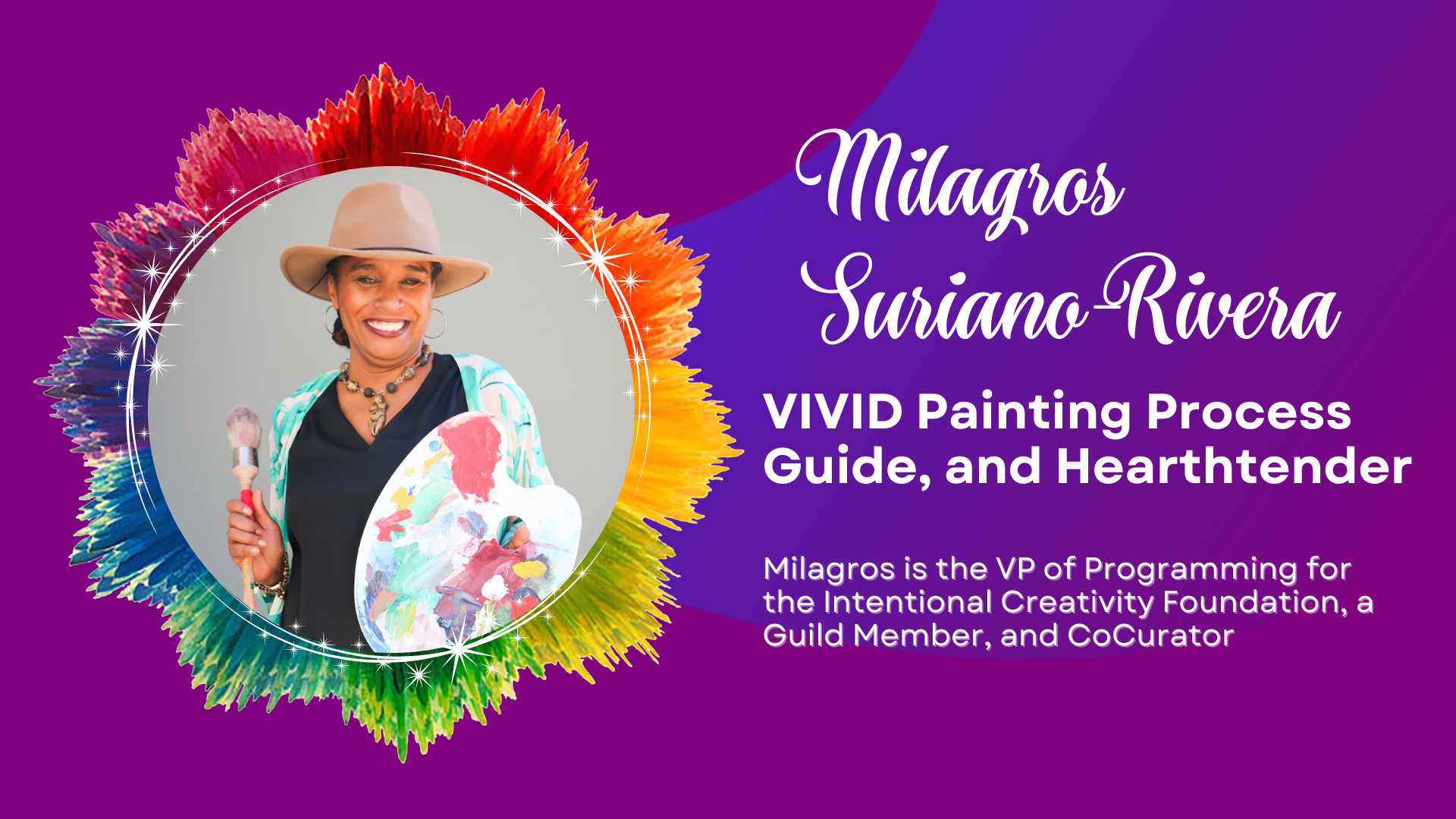 Vivid 2022, Milagros Suriano-Rivera, MUSEA, Guild Member, Intentional Creativity