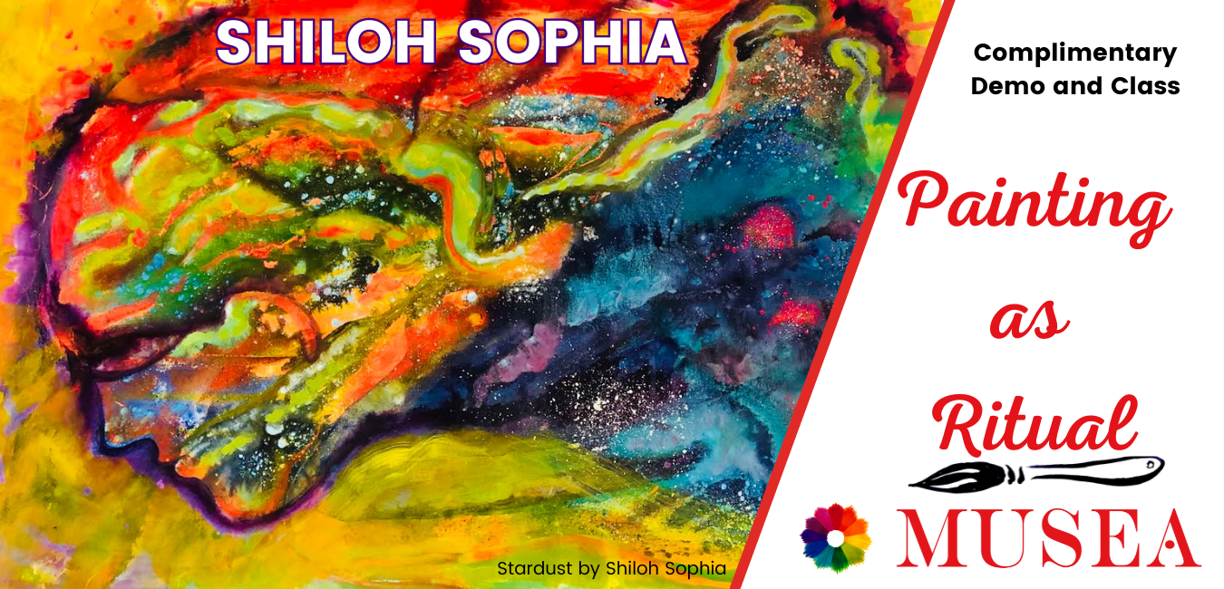 Painting as Ritual art by Shiloh Sophia
